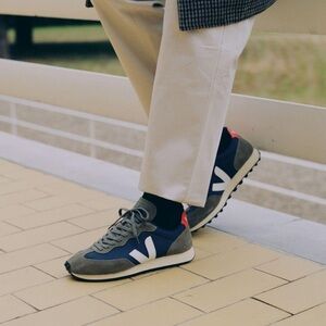 Veja Rio Branco II Alveomesh Sneakers Nautico/Pierre/Orange Fluo Size Mens 42(9)